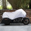 Unique Bargains Lightweight Half Outdoor Waterproof Rain Dust Protector Motorcycle Half Cover 1 Pc - 2 of 4