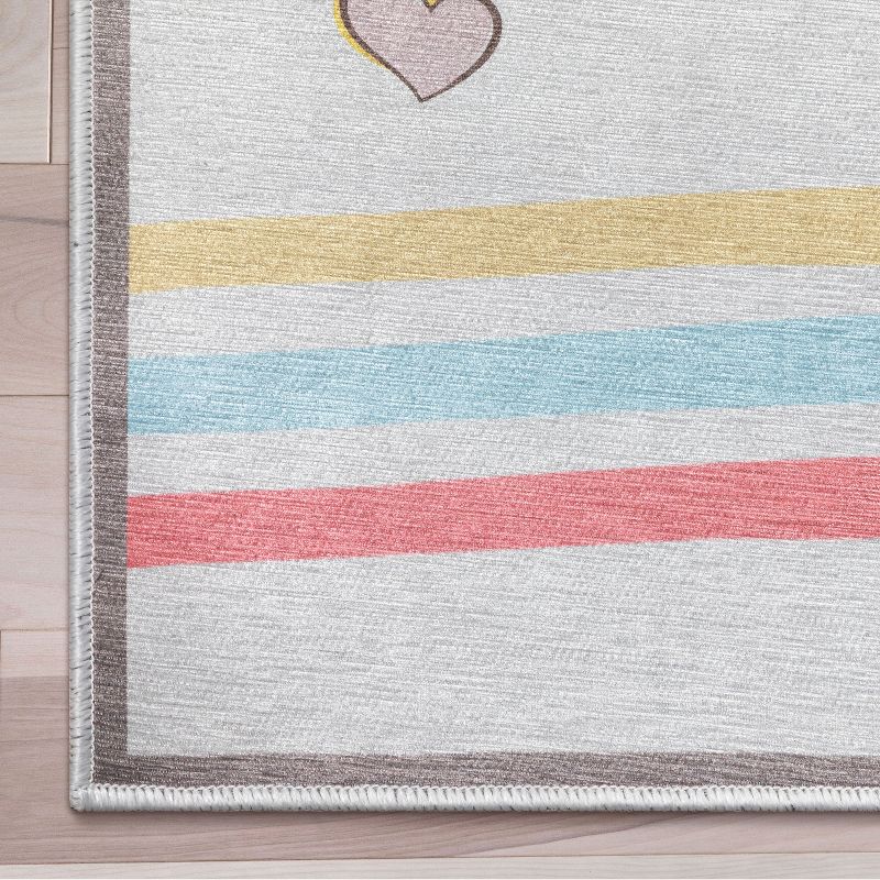 Well Woven Hopscotch Area Rug Playmat Apollo Kids Collection, 5 of 9
