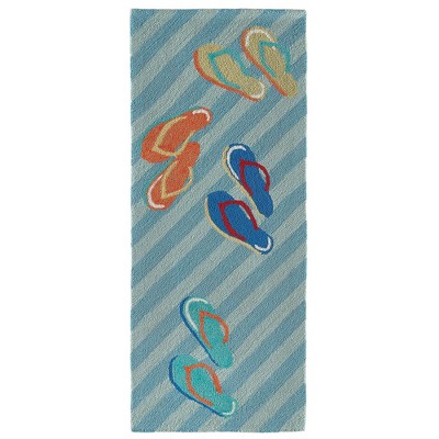 flip flops blue