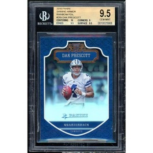 Dak Prescott Rookie 2016 Panini Shining Armor Rainbow Foil #289 (pop 3) BGS 9.5 - 1 of 2