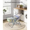 SONGMICS Small Clothes Drying Rack, Foldable 2-Level Laundry Drying Rack, Space-Saving, 17.3 x 39.8 x 19.7 Inches - 2 of 4