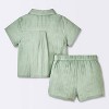 Baby Boys' Gauze Slub T-Shirt & Shorts Set - Cloud Island™ - 2 of 4