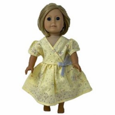 Doll Clothes Superstore Size 5 Matching Girl And Doll Yellow Sequin Dress