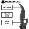 Spyderco Matriarch 2 Folding Pocket Knife with Emerson Opener | Superior Cutting Performance with the 3.57" Black VG-10 Blade with SpyderEdge, Black - 3 of 4
