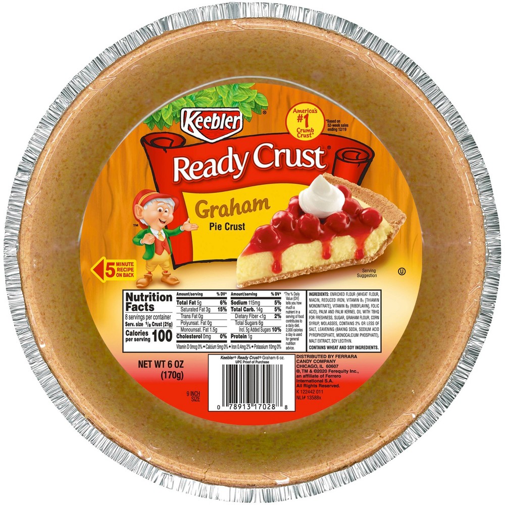 UPC 078913170288 product image for Keebler Graham Cracker Pie Crust - 9