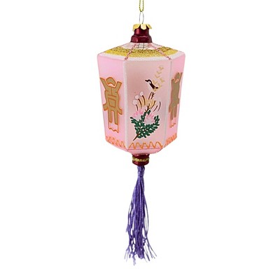 Cody Foster 8.0 Inch Chinese Lantern Christmas Tree Ornament , Christmas Decor Tassels Lantern (1PC)