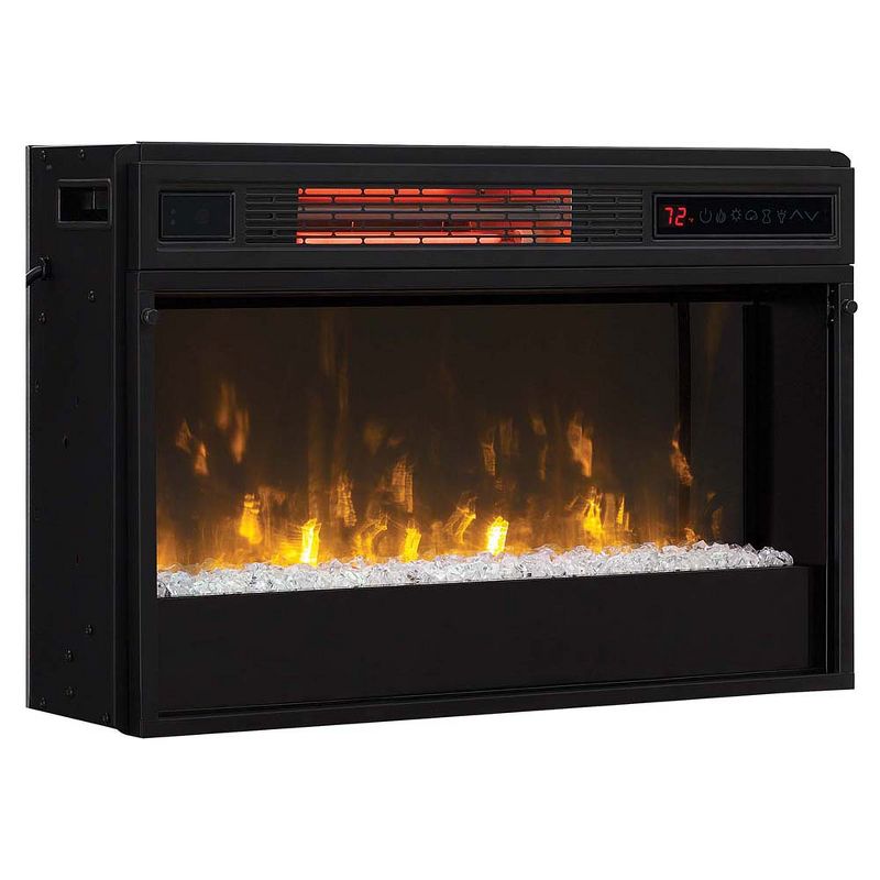 ClassicFlame 3D SpectraFire Plus 26" Infrared Fireplace Insert with Glass - Black, 26II342FGT, 2 of 10