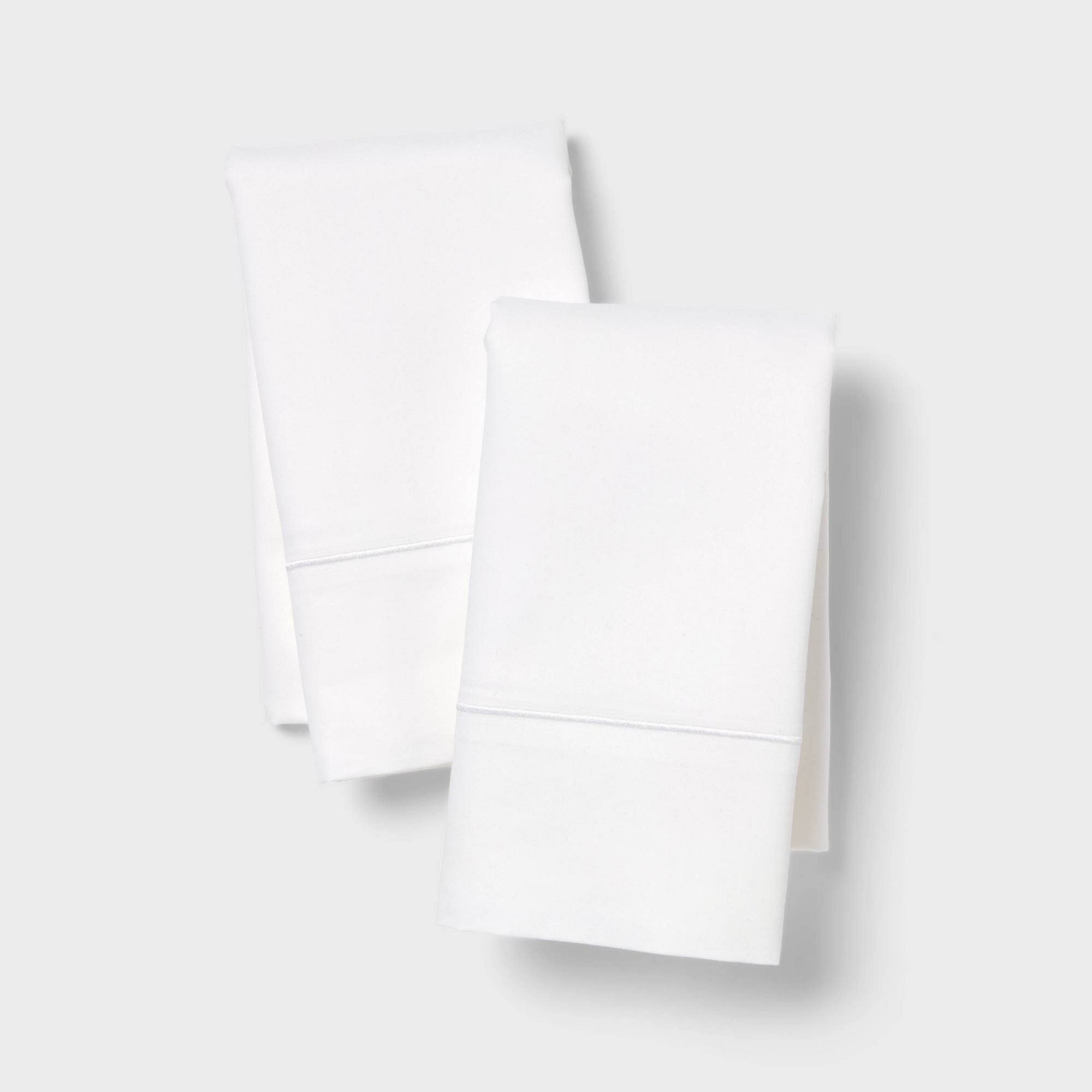 King 800 Thread Count Hotel Collection Single Barratta Pillowcase White