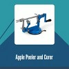 CucinaPro Apple Peeler - Long Lasting Chrome Cast Iron with Countertop Suction Cup, Teal - 4 of 4