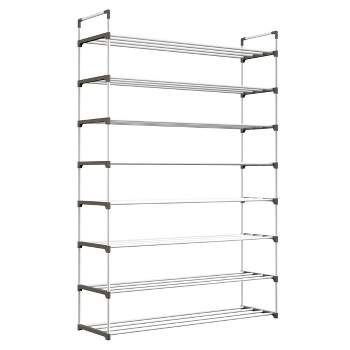 WOWLIVE 9 Tiers Large Shoe Rack Storage Organizer for Closet 50-55 Pairs  Shoe Tower Unit Shelf Durable Metal Pipes with Plastic - AliExpress