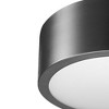 Globe Electric LED Black Iron Flush Mount with Frosted Glass Shade: ETL Listed, Dimmable, Modern Decor - 3 of 4