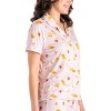 Hello Mello Women's Carried Away Lounge Short Sleeve Shirts Pajama Tops - 2 of 4