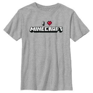 Boy's Minecraft I Heart Minecraft T-Shirt - 1 of 4