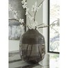 Signature Design by Ashley Harpwick 11.88" Glass Vase, Iridescent Gray Finish - 2 of 4