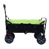 CAVINAS Folding Wagon Cart, Heavy Duty Utility Garden Cart with Wheels, Outdoor Wagon for Camping, Shopping - 3 of 4