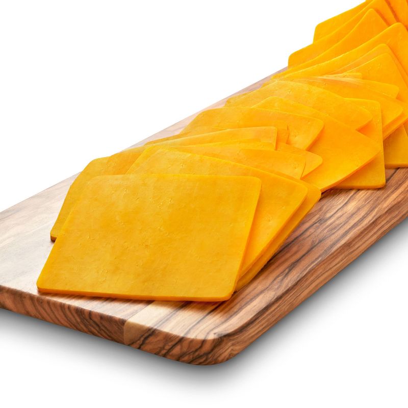 Reduced Fat Mild Cheddar Deli Sliced Cheese - 8oz/12 slices - Good &#38; Gather&#8482;, 4 of 5