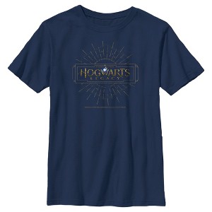 Boy's Hogwarts Legacy Art Deco Logo T-Shirt - 1 of 4