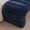 PAGED Upholstered Ottoman Bench Modern Shoe Bench with Wooden Frame, End of Bed Stool for Living Room, Bedroom, Entryway - 3 of 4