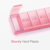 ONE PIX Pill Organizer, 2 Packs, Easy-Open Weekly Pill Organizer, XL Daily Pill Case, 7 Day Medicine Pill Organziers for Vitamin Supplements - 4 of 4