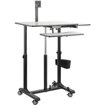 Oklahoma Sound EduTouch Pro 44.5"H Sit & Stand Cart Gray Nebula (EDTCP)