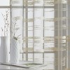 HLC.ME Broadway Stripe Decorative Semi Sheer Light Filtering Grommet Window Treatment Curtain Panels - Set of 2 - 3 of 4