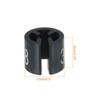 Unique Bargains Round Plastic Reusable Garment Hanger Marker Number Tag Black 100 Pcs - 2 of 3