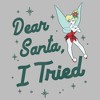 Men's Disney Peter Pan Tinker Bell Dear Santa, I Tried T-Shirt - image 2 of 4