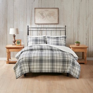 Full/Queen Faux Wool to Faux Fur Down Alternative Comforter Set - 1 of 1