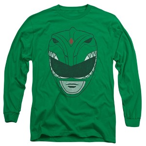 Men’s Power Rangers Green Ranger Long Sleeve T-Shirt - 1 of 4