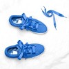 INSPIRE CHIC Women's Flat Ribbon Solid Color Sneakers Shoelaces 2 Pairs - 4 of 4