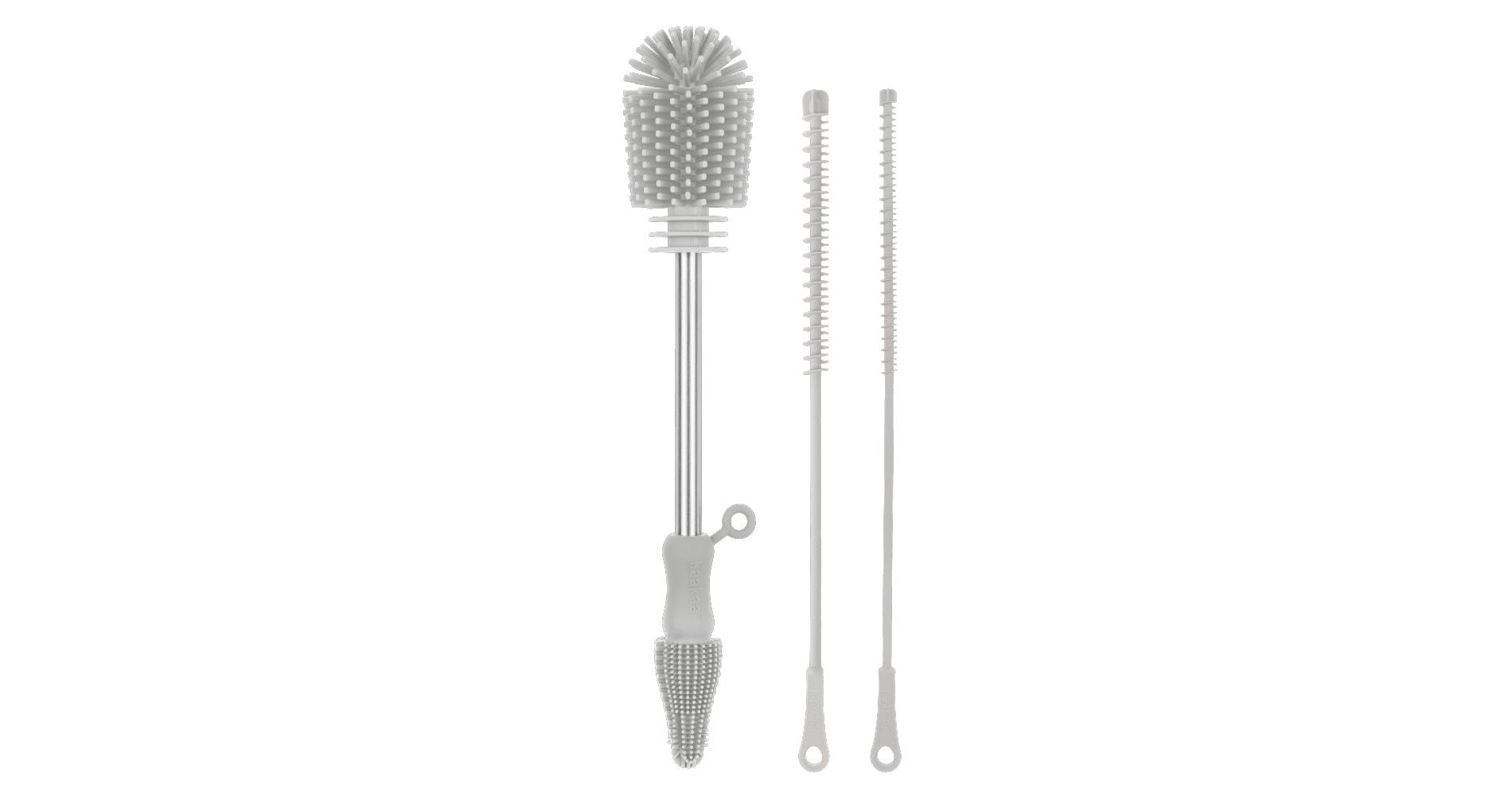 Haakaa Silicone Cleaning Brush Kit Suva Grey