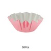 Unique Bargains Large Pleated Style Disposable Baking Cups Cardstock PET Coating 1.77"x1.18" 50 Pcs - 4 of 4