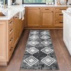 Area Rug Moroccan Soft Rug Modern Geometric Rug for Bedroom Living Room Kitchen Dining Room Rugs - 2 of 4