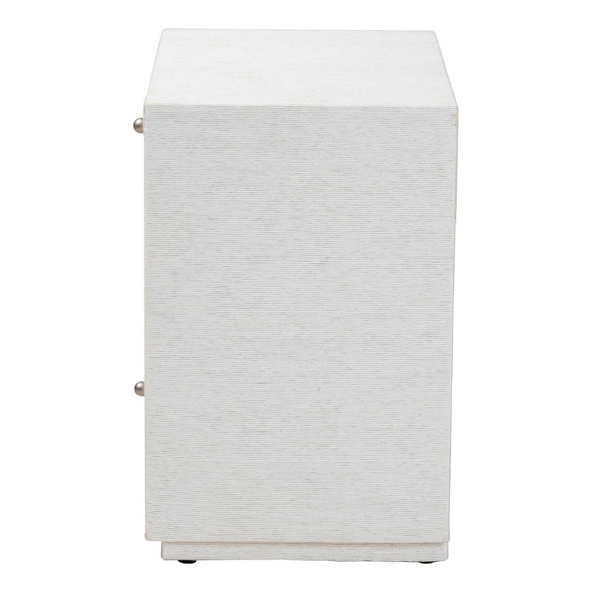 bali & pari Kai Grasscloth End Table White - thumbnail 4