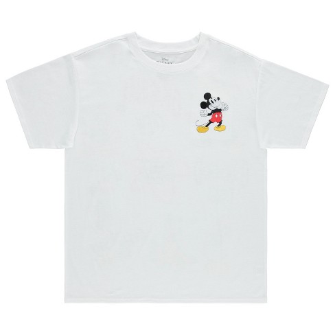 Ladies Mickey Mouse Fashion Shirt - Disney Mickey Mouse Front and Back Airbrush Tee - Mickey Mouse Tee - image 1 of 4