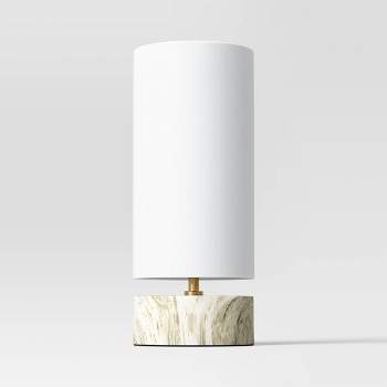 Faux Marble Mini Table Lamp Green - Threshold™
