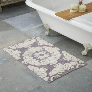 Medallion Collection 100% Cotton Tufted Bath Rug Set of 3 - Better Trends - 1 of 4