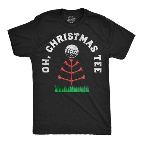 Мужские футболки Crazy Dog T-Shirts, Inc. Mens Funny T Shirts Oh Christmas Tee Sarcastic Xmas Graphic Novelty Golfing Tee For Men - Crazy Dog Men's T Shirt Gift For Christmas Black M