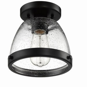 Craftmade Lighting Lodie 1 - Light Flush Mount in  Flat Black - 1 of 1