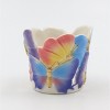 Kevins Gift Shoppe Ceramic Rainbow Butterfly Votive Candle Holder - image 3 of 3