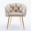 Runesay Velvet Single Sofa Chair Household - 2 of 4