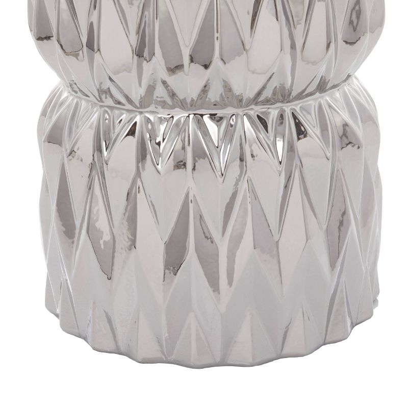 Glam Ceramic Faceted Accent Table - Olivia & May, 5 of 8
