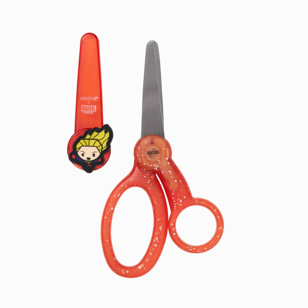 Kids' Scissors with Cover Kawaii Captain Marvel - Yoobi