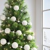 6' Christmas Pom Pom and Bead Garland White - Wondershop™ - 2 of 3