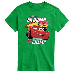 Men's - Cars - Lightning McQueen 95 Seven-Time Champ Short Sleeve Graphic T-Shirt - 1 of 4