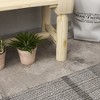 VYNXARIA Outsunny Semicircular Wooden Garden Bench - Stylish Wrap-Around Seating for Outdoors - 3 of 4