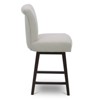 Spruce&Spring Upholstered 26-inch Counter Height Swivel Barstool - 3 of 4