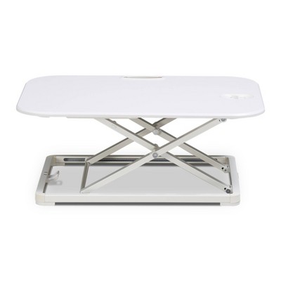 White Adjustable Height Laptop Standing Desk Converter