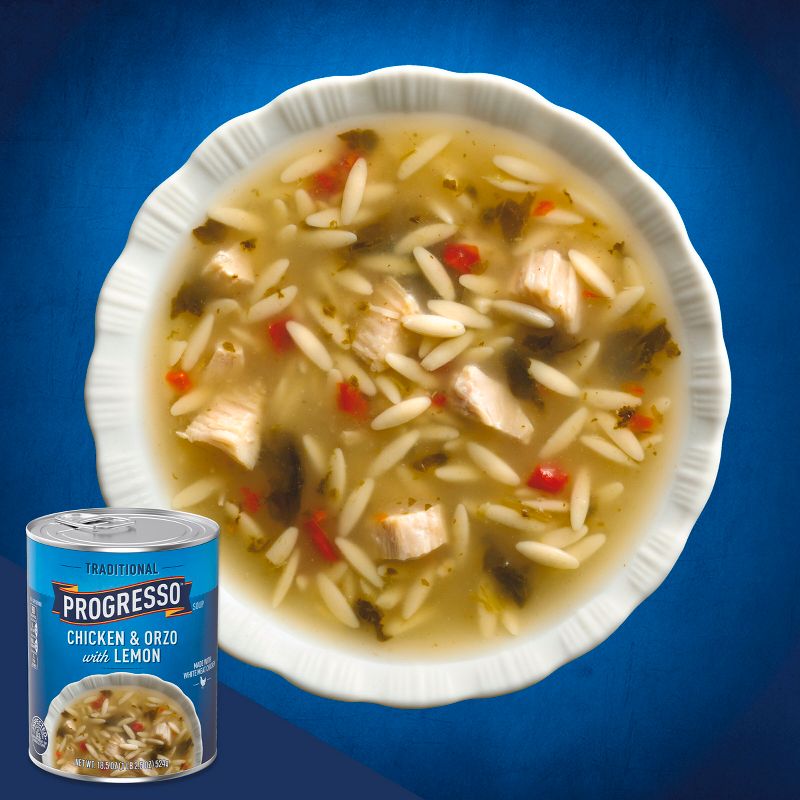 Progresso Traditional Chicken &#38; Orzo with Lemon Soup - 18.5oz, 4 of 10
