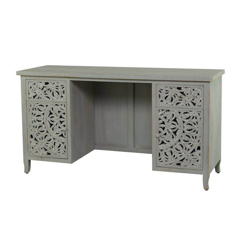 31" x 56" Traditional Wood Desk - Olivia & May, 1 of 9
